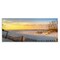 Stupell Industries Panoramic Coastal Beach Sunrise Canvas Wall Art